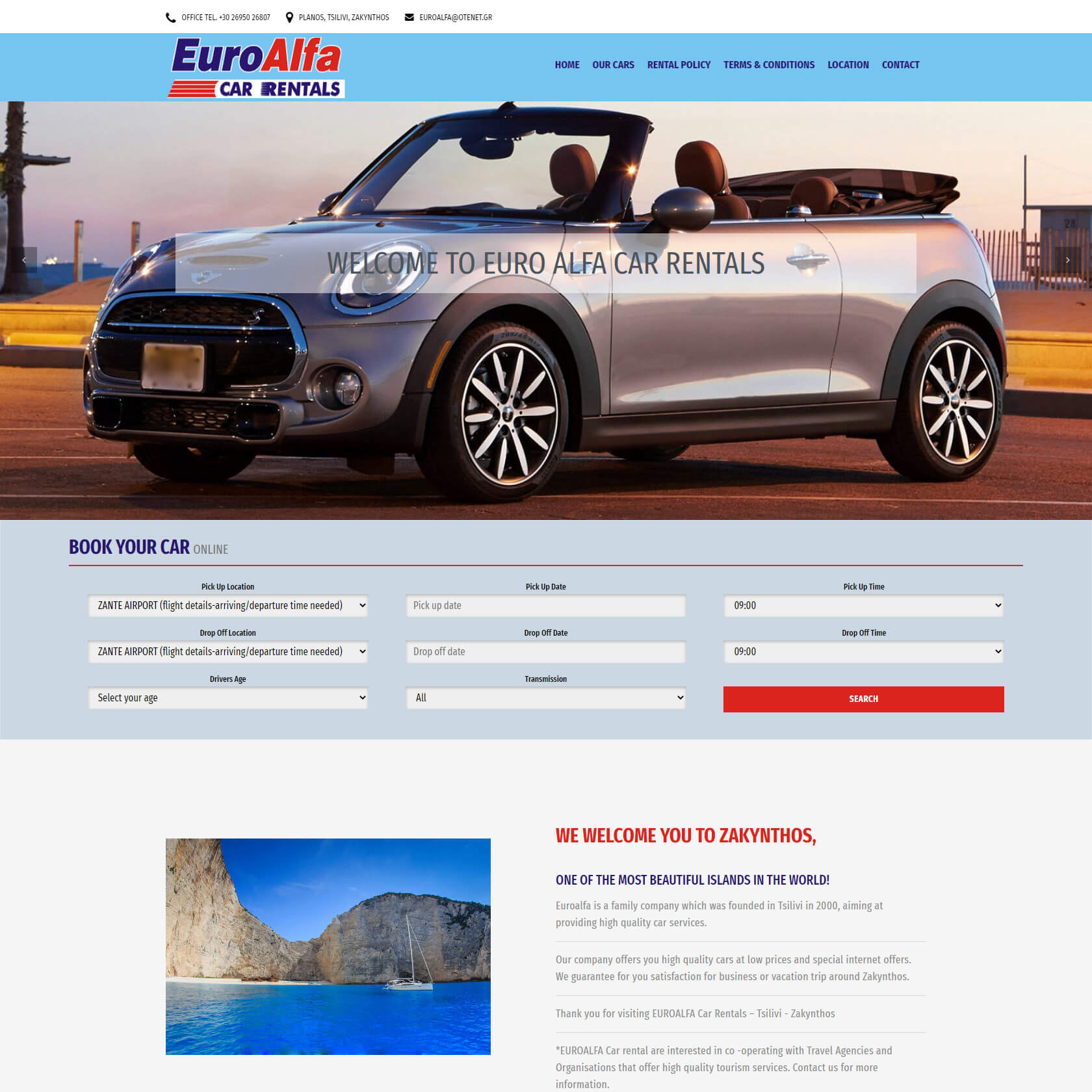 Euroalfa Rentals Zakynthos